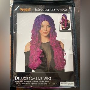 NIB Long Pink and Purple Ombré Wig